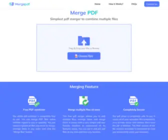 Mergepdf.io(Merge PDF) Screenshot
