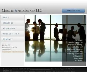 Mergersacquisitionsus.com(Mergers & Acquisitions LLC) Screenshot