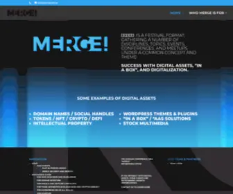 Mergeshow.com(Digital Asset Events) Screenshot