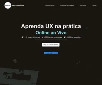 Mergo.com.br(Especialista em Cursos de UX) Screenshot