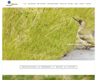 Mergus.be(Vogelwerkgroep Natuurpunt Brugs Ommeland) Screenshot