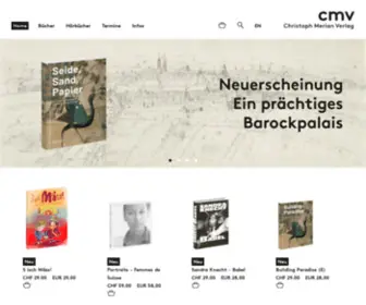 Merianverlag.ch(Christoph Merian Verlag) Screenshot