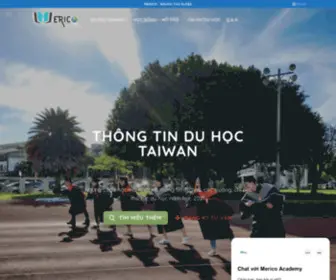 Merico.com.vn(Du học Đài Loan) Screenshot