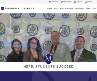 Meridenk12.org(Meriden Public Schools Official Site) Screenshot
