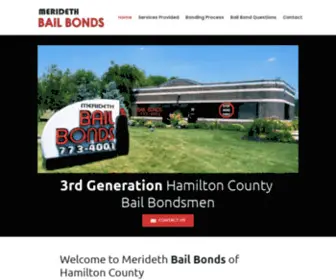 Merideth-Bailbonds.com(Merideth Bail Bonds in Noblesville of Hamilton County) Screenshot