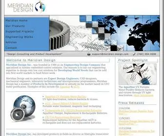 Meridian-Design.com(Meridian Design Inc) Screenshot