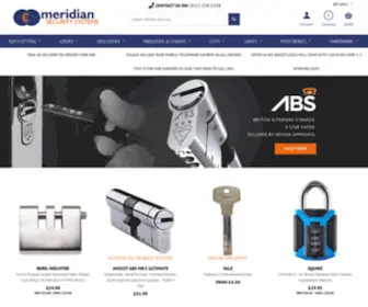 Meridian-Security.co.uk(Security Locks) Screenshot