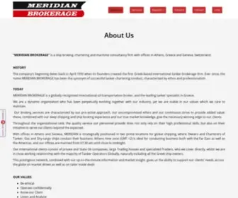 Meridian.gr(Meridian Brokerage inc) Screenshot