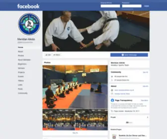 Meridianaikido.org.uk(Facebook) Screenshot