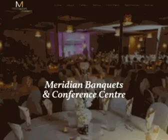 Meridianbanquets.ca(Weddings and Holiday Events) Screenshot