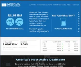 Meridiancapital.com(Meridian Capital Group) Screenshot