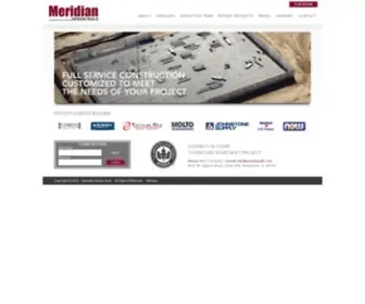 Meridiandb.com(Meridian Design Build) Screenshot