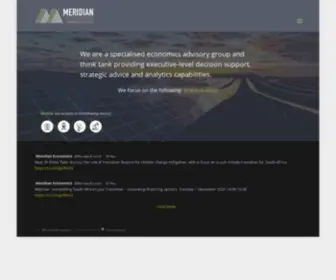 Meridianeconomics.co.za(Meridian Economics) Screenshot