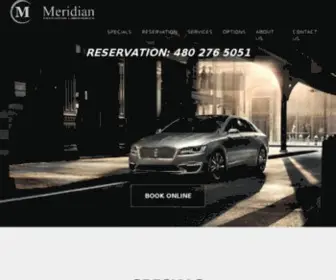 Meridianexecutivelimo.com(Phoenix Black Car Service) Screenshot