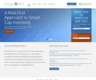 Meridianfund.com(Meridian Funds) Screenshot