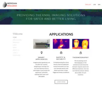 Meridianinno.com(Meridian Innovation) Screenshot