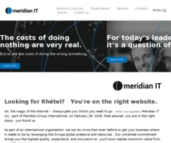 Meridianitinc.com(Technology Solutions Empowering Your Business) Screenshot