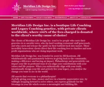 Meridianlifedesign.com(Meridian Life Design Inc) Screenshot