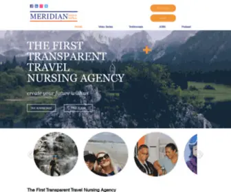 Meridianmedicalstaffing.com(Meridian Medical Staffing Travel Nursing) Screenshot