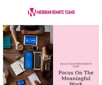 Meridianoutsourcing.com(MERIDIAN REMOTE TEAMS) Screenshot