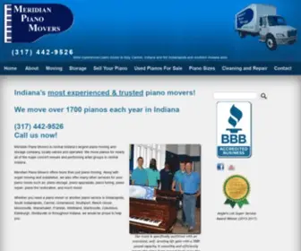 Meridianpianomovers.com(Meridian Piano Movers) Screenshot