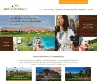 Meridianranch.com(Meridian Ranch) Screenshot