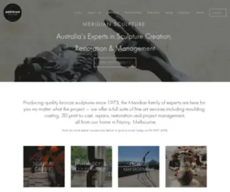 Meridiansculpture.com(Home of Australia's Sculpture Experts) Screenshot