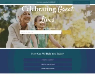 Meridiansenior.com(Meridian Senior Living) Screenshot