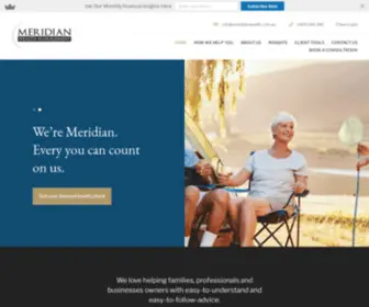 Meridianwealth.com.au(Meridian Wealth Management) Screenshot