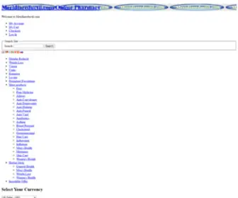 Meridiareductil.com(Online Pharmacy for weight loss pills) Screenshot