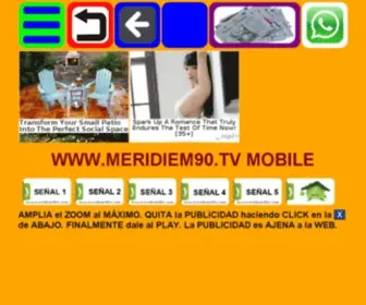 Meridiem90TV.com(Meridiem 90 TV) Screenshot