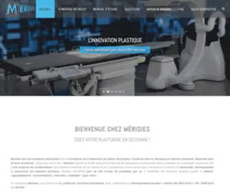 Meridies-Plasturgie.com(L&#039;innovation en injection plastique en Occitanie (Gard)) Screenshot
