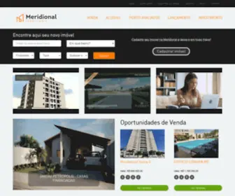 Meridional.imb.br(Imobiliária) Screenshot