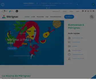 Merignac.com(Ville de Mérignac) Screenshot
