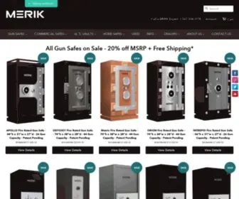 Meriksafe.com(This page) Screenshot