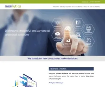 Merilytics.com(Merilytics Intelytics PVT LTD) Screenshot