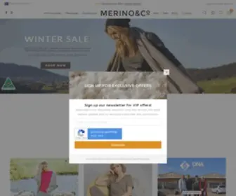 Merinoandco.com.au(Merino & Co) Screenshot