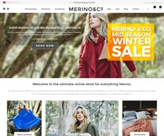 Merinoandco.com(Merino & Co) Screenshot