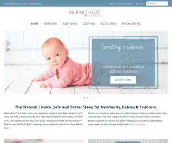 Merinokidsusa.com(Merino Kids) Screenshot