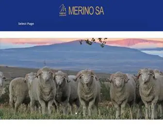 Merinosa.co.za(Merino South Africa. Modern Merino) Screenshot