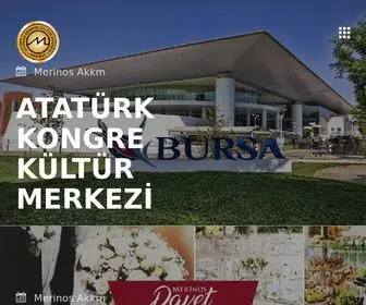 Merinosakkm.com(Merinos Atatürk Kültür Kongre Merkezi) Screenshot