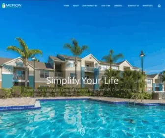 Merionresidential.com(Merion Residential) Screenshot