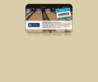 Meriq.se(Onlinebokning, scoring online och webbaserade tävlingslösningar för bowling) Screenshot