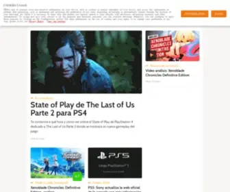Meristation.com(Noticias, guías y análisis de videojuegos, cine y series) Screenshot