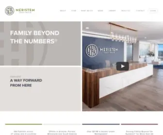 Meristemfw.com(Meristem Family Wealth) Screenshot