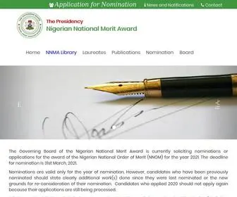 Meritaward.ng(Nigerian National Merit Award) Screenshot