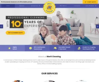 Meritcleaning.com.au(Merit Cleaning) Screenshot