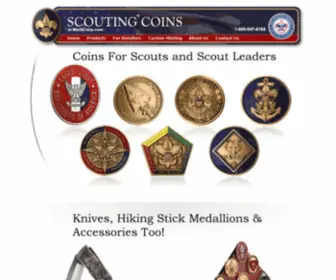 Meritcoins.com(Boy scout coins) Screenshot