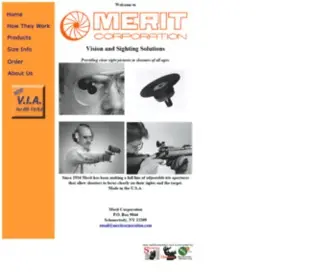 Meritcorporation.com(VIA for AR) Screenshot