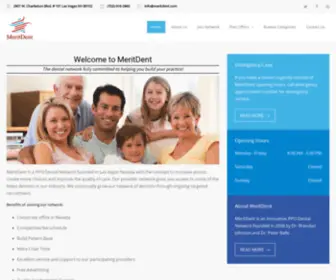 Meritdent.com(HOME) Screenshot